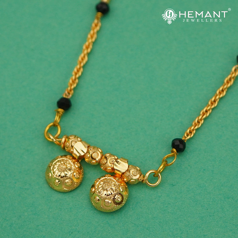 Elegant 18" Mangalsutra with Vati Pendant- 5080