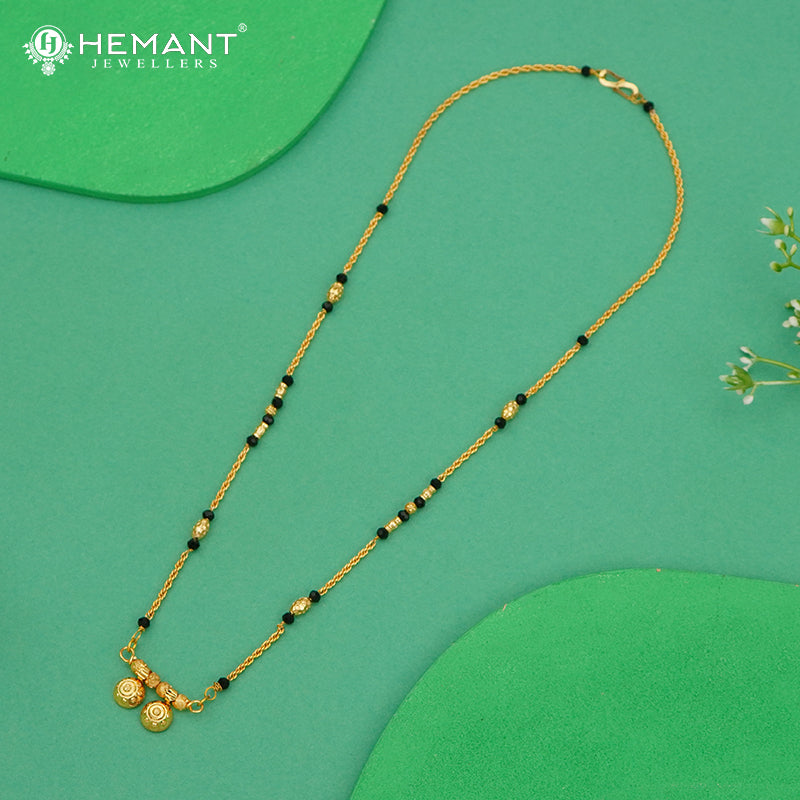 Elegant 18" Mangalsutra with Vati Pendant- 5081