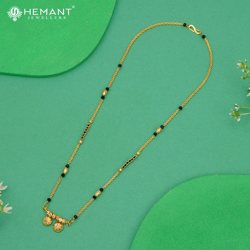 Elegant 18" Mangalsutra with Vati Pendant- 5082