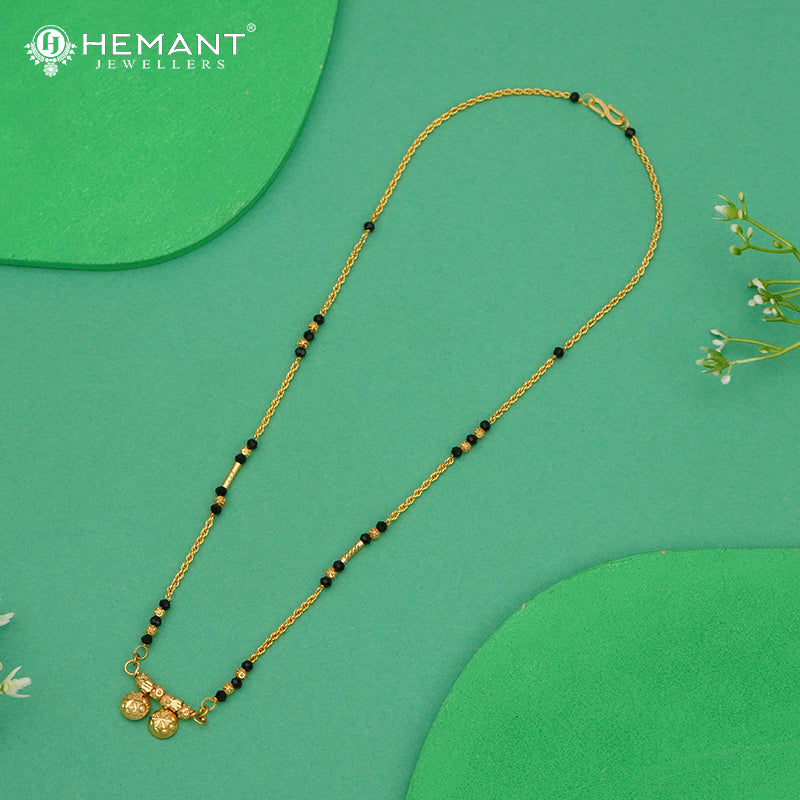Elegant 18" Mangalsutra with Vati Pendant- 5083
