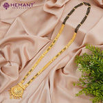 Forming Gold 32" Mangalsutra with Floral Design Pendant A