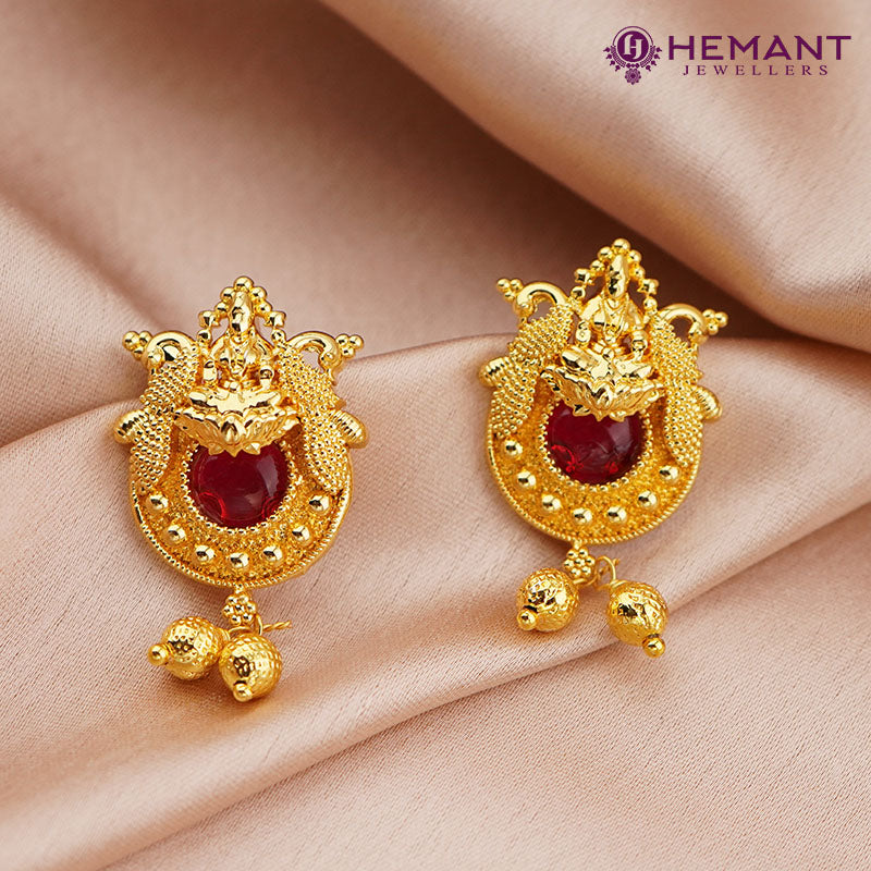 Kolhapuri Jondhale Pot Long Saj Peacock Pendant Thushi Hemant Jewellers