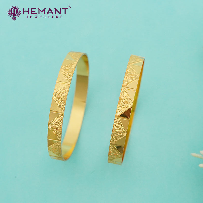 Traditional 24k Gold Plated Designed Pailu Patli Bangle | पैलू पाटली | Ideal for everyday use