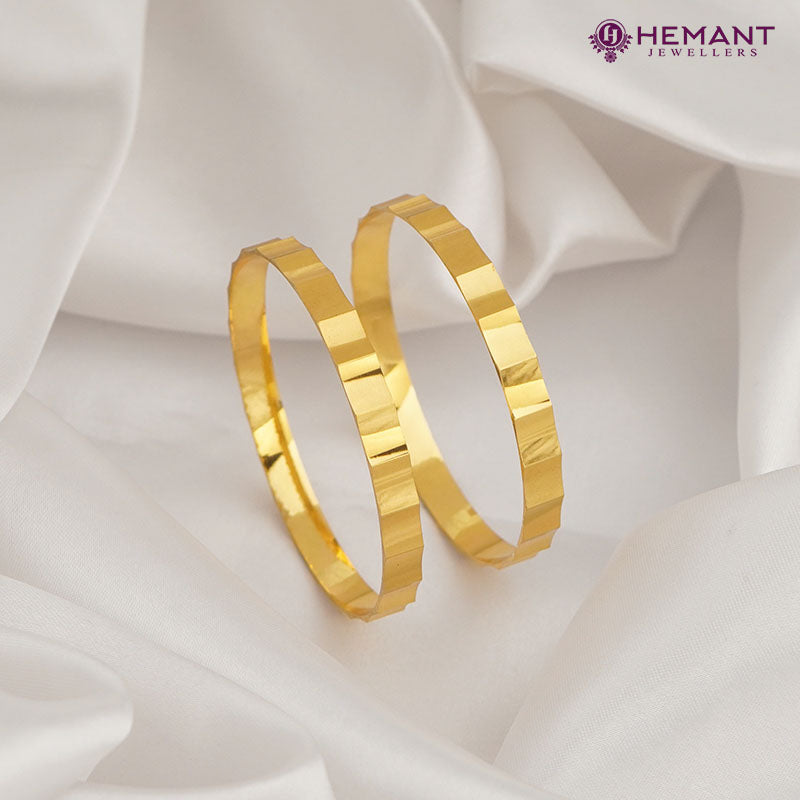 Patli Bangle Design Golden Bangles – Hemant Jewellers