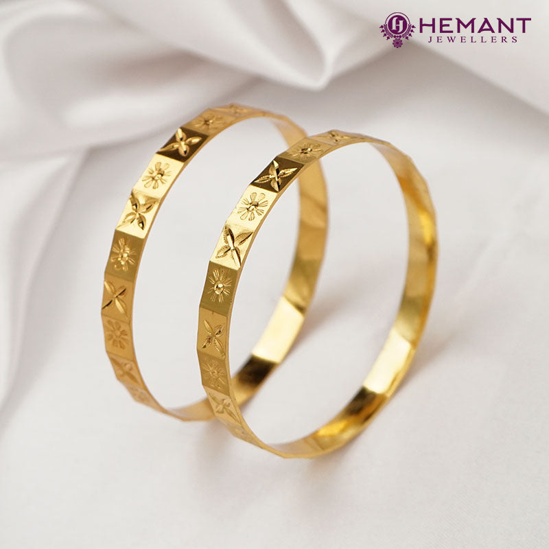 Gold patli bangles on sale