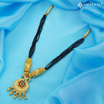 Traditional Maharashtrian Kolhapuri Mangalsutra Jali Pipe Peacock