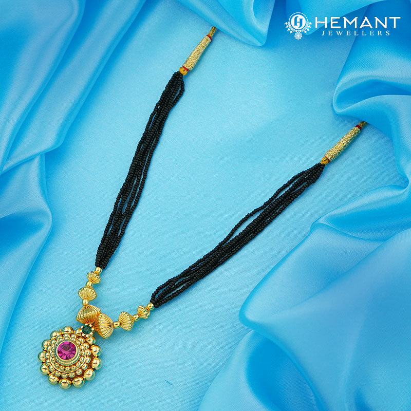 Traditional Maharashtrian Kolhapuri Mangalsutra Utar G Saj 0-2-5