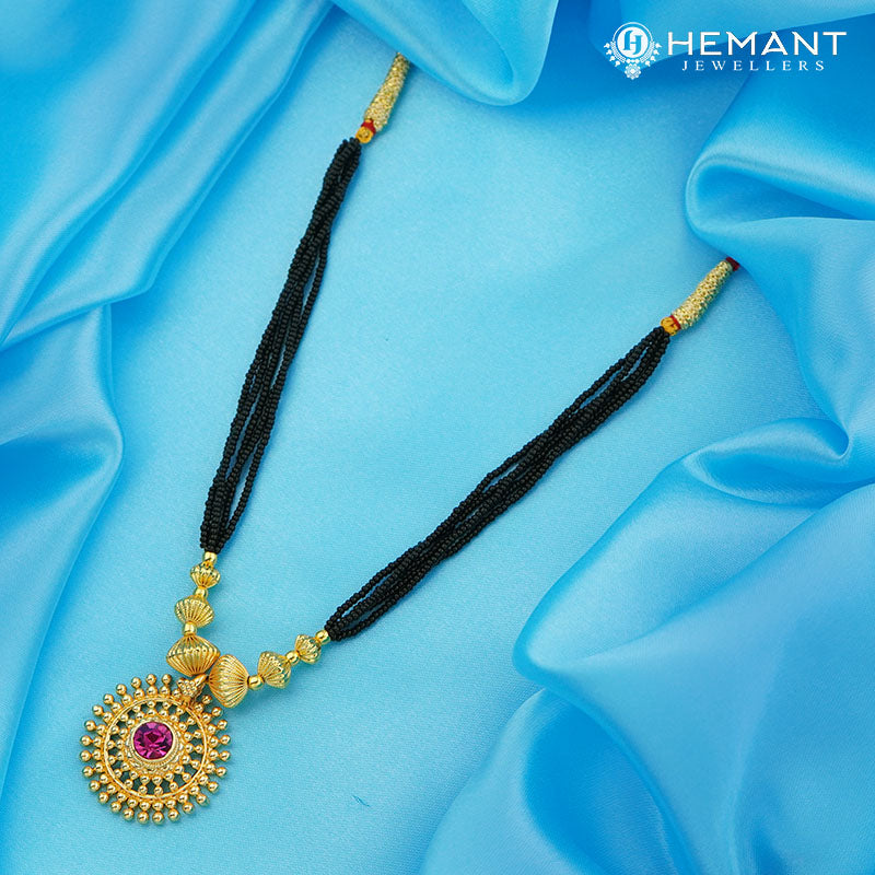 Traditional Maharashtrian Kolhapuri Mangalsutra Utar G Saj Rava II