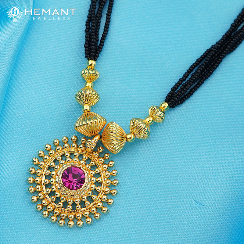 Traditional Maharashtrian Kolhapuri Mangalsutra Utar G Saj Rava II