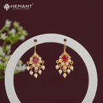 Traditional Maharashtrian Kolhapuri Micro Gold Plated Bugadi F