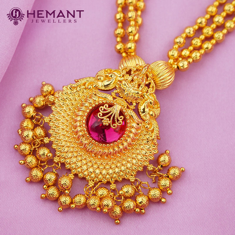 Traditional Maharashtrian Kolhapuri Tarboose Mala Saj Laxmi Long