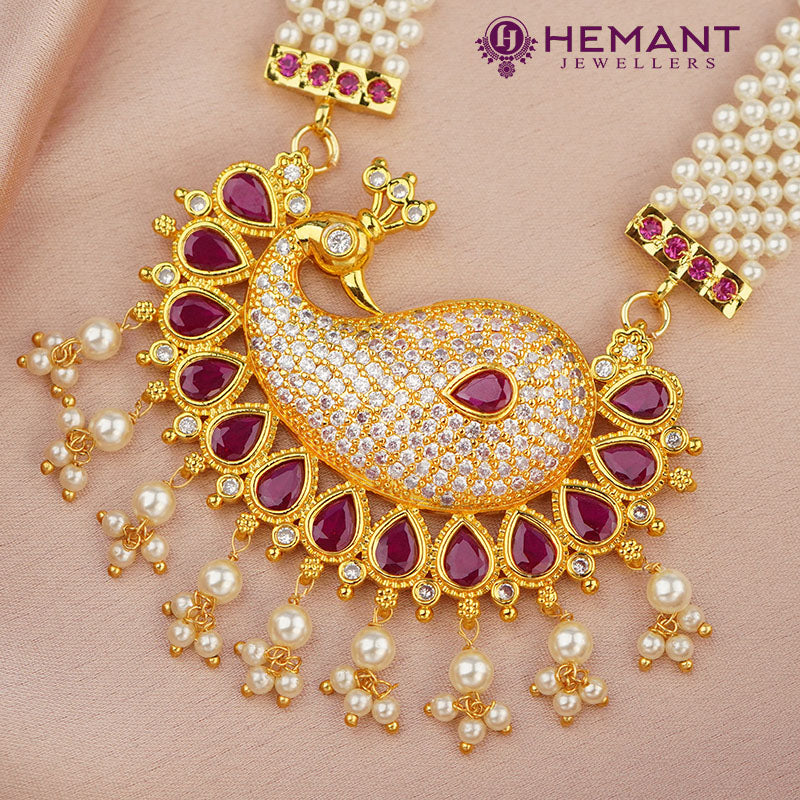 Peacock stone necklace online