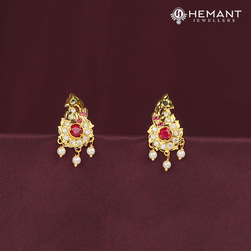 Traditional Maharashtrian Kolhapuri Tops Karwari Patra Mor-2