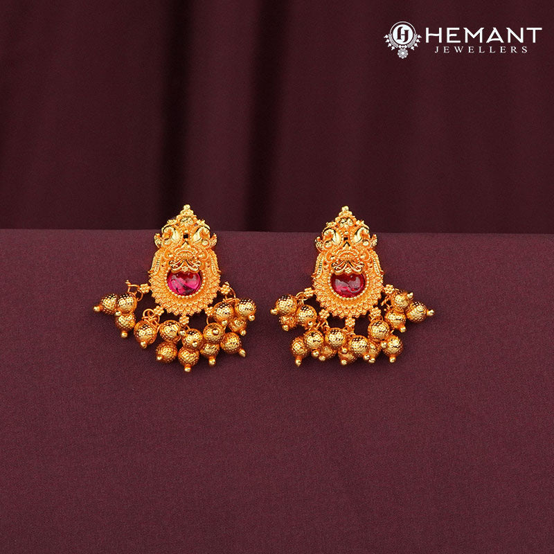 Traditional Maharashtrian Kolhapuri Tops Saj Laxmi (Geru Polished)