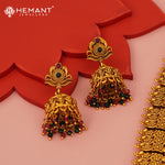 Antique Combo Necklace Set with Earrings - 5467