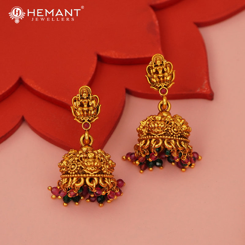 Antique Combo Necklace Set with Earrings - 5471