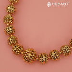 Antique Long Necklace Set with Earrings - 3961-79 