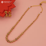 Antique Long Necklace Set with Earrings - 3989-4009 