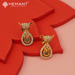 Antique Necklace Set with Earrings - 3924-46 