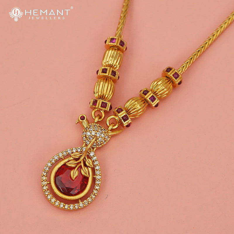 Antique Necklace Set with Earrings - 3924-46 