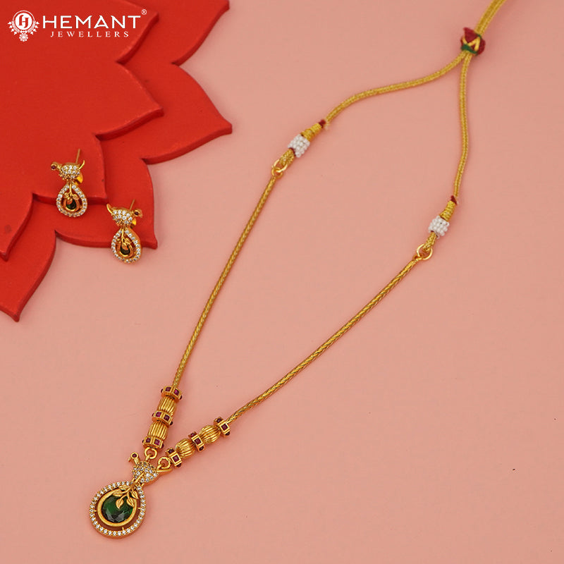 Antique Necklace Set with Earrings - 3924-46 