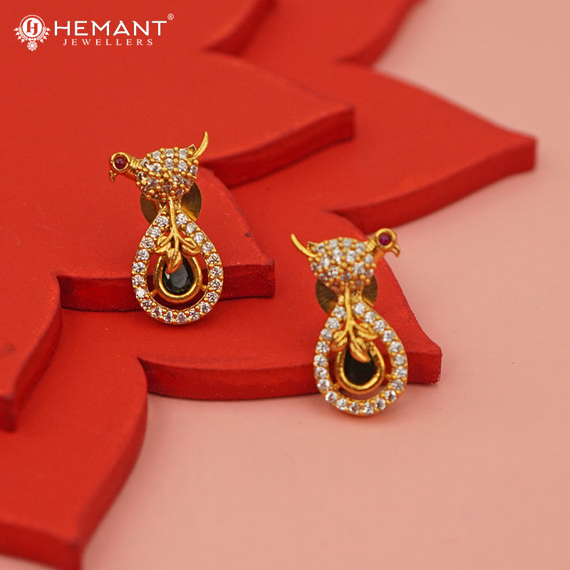 Antique Necklace Set with Earrings - 3924-46 