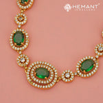 Antique Necklace Set with Earrings - 3934-49 