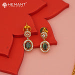 Antique Necklace Set with Earrings - 3934-49 