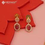 Antique Necklace Set with Earrings - 3934-49 