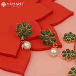 Antique Necklace Set with Earrings - 3951-4642 