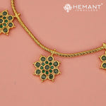 Antique Necklace Set with Earrings - 3953-55 