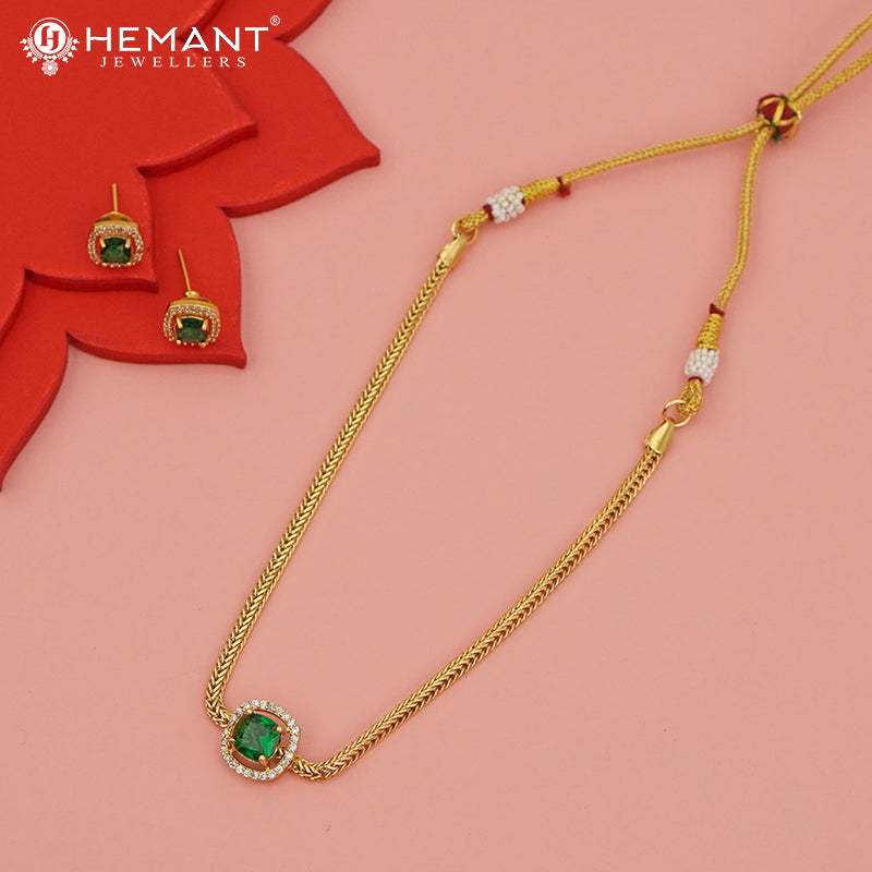 Antique Necklace Set with Earrings - 4031-34 