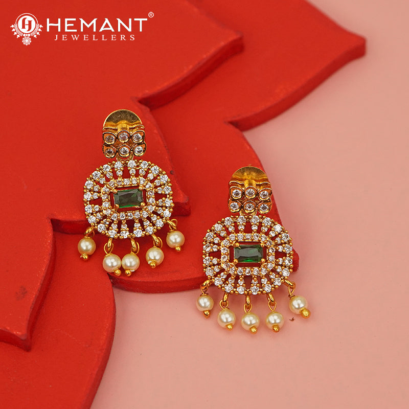 Antique Necklace Set with Earrings - 4405-4542 