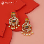 Antique Necklace Set with Earrings - 4405-4542 