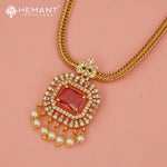 Antique Necklace Set with Earrings - 4405-4542 