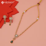 Antique Necklace Set with Earrings - 4546-49 