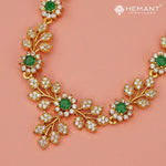 Antique Necklace Set with Earrings - 4546-49 