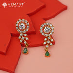 Antique Necklace Set with Earrings - 4546-49 