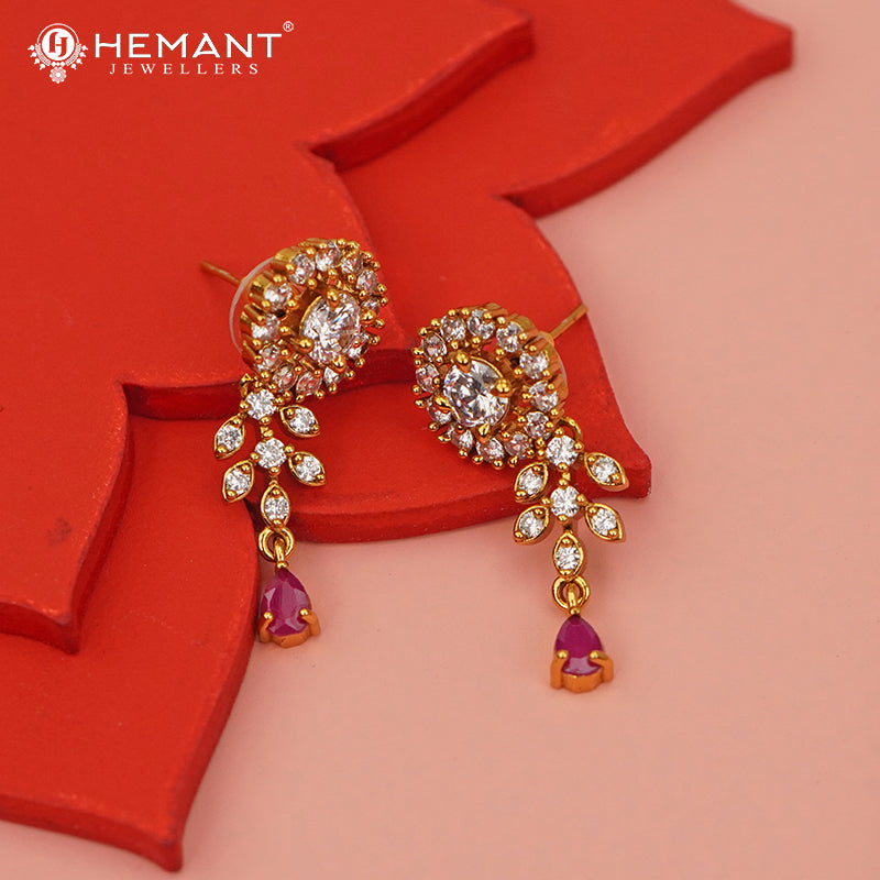 Antique Necklace Set with Earrings - 4546-49 