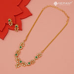 Antique Necklace Set with Earrings - 4546-49 