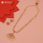 Antique Necklace Set with Earrings - 4575-610 