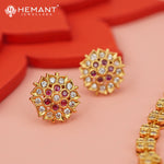 Antique Necklace Set with Earrings - 4575-610 