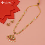 Antique Necklace Set with Earrings - 4575-610 