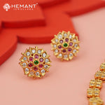 Antique Necklace Set with Earrings - 4575-610 