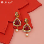 Antique Necklace Set with Earrings - 4832-95 