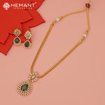 Antique Necklace Set with Earrings - 5413-14 