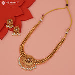 Antique Necklace Set with Earrings - 5415-17 