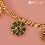 Antique Necklace Set with Earrings - 5419-26 