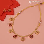 Antique Necklace Set with Earrings - 5419-26 