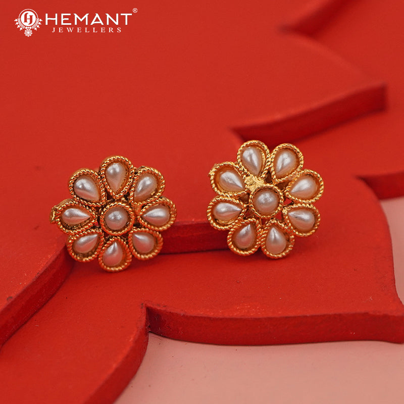 Antique Necklace Set with Earrings - 5419-26 